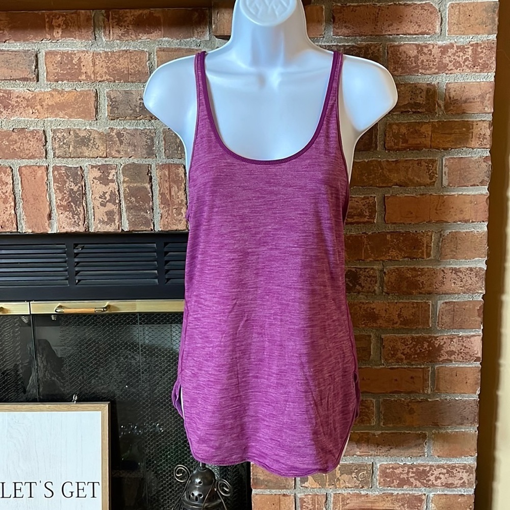 Lululemon Basic Heathered Purple Tank Top